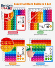 Math Flash Cards And Chart For Kids Ages 4-8  288 Double-sided Flash Cards For A