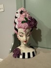 18  Frankenstein Monster Bride Bust With Pink Hair Halloween Decor 