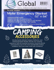 Emergency Mylar Thermal Blankets  pack Of 10   New  Free Shipping   Large 