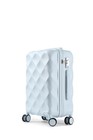 Blue Hardshell Lightweight Abs Travel Luggage Sets Suitcase Tsa Lock Diamond