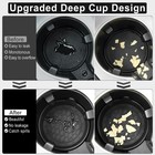 Singaro Car Cup Holder 3 15 Inches  diameter   1 18  height   Black 