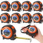 10 Pack Retractable Tape Measure 25ft With Fractions 1 8  Steel Ruler Easy Read