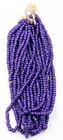 15g Vintage Antique 11 0 Matte Metallic Purple Glass Seed Beads Czech Bb150-a17