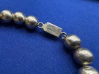 Vintage Taxco Mexico Sterling Silver 9-inch 10mm Ball Bead Bracelet 34 8 Grams