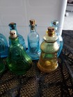9 Vintage Mini Assorted Wheaton Glass Bottles  Medicine 
