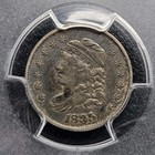 1835 Capped Bust Half Dime Large Date Large 5c Lm7 Pcgs Xf45 Extremely Fine H10c