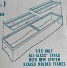 All-glass Aquarium 50 Versa Top - 2 Hinged Glass Sections