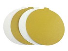 8 Inch Gold Adhesive Psa Paper Tab Sanding Discs  25 Pack  80 Grit 