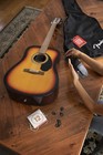 Fender Acoustic Guitar With Guitar Bag  With 2-year Warranty  Fa-125 Dreadnought