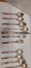 31 Pieces Wm rogers  Lovely Rose Silverplate Forks Spoons Eagle Star 4 Settings