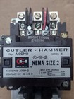 Cutler-hammer A10dno 45amp 600v 25hp Nema Size 2 Motor Starter Coil 110 120v
