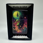 Zippo Authentic Psychedelic Design 46238 Double Torch Butane Lighter Gift Set