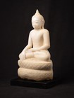Antique Burmese Marble Buddha Statue From Burma  myanmar   18th Century
