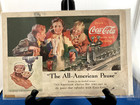 6 Vintage  1940 s   1950 s Coke Coca Cola Ads Very Good Shape