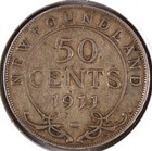 1911 Newfoundland Silver 50 Cents  2