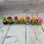 Vintage Playskool Glo Worm Friends  Glow Bug Toy Lot Of 7 Finger Puppets Gloworm
