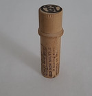 Antique Boye Needle Co Wood Needle Case Tube Chicago Il Sewing Advertising 1900s