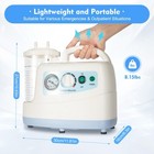Portable Vacuum Suction Unit  1000ml Veterinary Suction Machine For Home Use  11