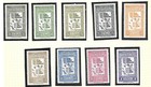 Venezuela  1950  Scott C302-c310  Set Census America Only Airmail  Mh  Ebv1556