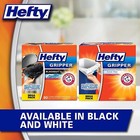 Hefty Gripper 13 Gallon Black Kitchen Trash Bags 80 Count Odor Neutralizer