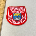 Fire   Rescue Patch German Volunteer Fire Department Oberwallenstadt