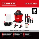Craftsman Cmxevbe17596 20 Gallon 6 5 Peak Hp Wet Dry Vac  Heavy-duty