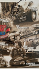 Nhra 40th Anv  Wally Parks Vtg D Prudomme Signed Tommy Ivo Drag Racing Postcard
