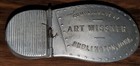 Erly Shoe Trade Advertising Match Safe Holder Burlington Iowa Ia Old Vtg Antique