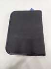 Black Planner Organizer W  Calculator  Phone Address Book Zipper Close 8 x11 