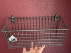 New Wire Metal Wall Basket Farmhouse Industrial Storage