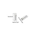 100pcs Cord End Caps 1 2mm Brass For Jewelry Making 2mm Length Silver