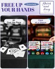 Playing Card Holder For Bingo Pull Tabs Gambling Tickets Game Black green