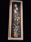 Vintage Chinese Calligraphy Ink Stick Gilt Flower Design  Never Used 3 x3 4 
