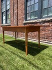 Vintage D  R  Dimes Country Pine Kitchen Dining  72in Farm Table