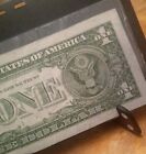 One Dollar Bill Error Bleed Overink Over Ink Federal Reserve Note