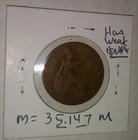 1920 Great Britain King George V Half Penny Cat   Km-809 Good Condition Wk penny