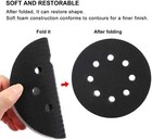 2pcs 5 Inch Hook Loop Soft Foam Interface Sanding Disc Sander Buffer Backing Pad