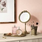 Antique Brass Bow Vanity Tray