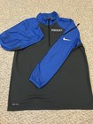 Nike Kentucky Wildcats Medium Black Blue Long Sleeve 1 4 Zip Pullover breaker Uk