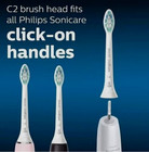 4 Pcs Philips Sonicare C2 Best Plaque Control Toothbrush Head