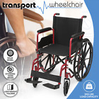  fda Approved 18 folding Manual Wheelchair Flip Back Armrest Swing Away Footrest