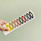 Women Duckbill Hairpins Geometric Hair Clip Fashion Hairgrips Barrette 10pcs set