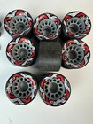Riedell Sonar Cayman Quad Speed Skate Wheels 62mm X 43mm Lot Of 8   Tools