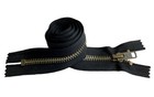 Ykk  10 Large Antique Brass Metal Closed-end Zippers Extra Heavy Black 6  - 36  