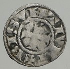 1200ad France Archbishopric Besancon Antique Silver Denier Medieval Coin I93898