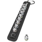 Wera 1 4    Drive Metric Socket Set On Storage Belt  9 Piece 
