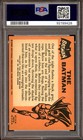 1966 Topps Usa Black Bat Batman  1 The Batman Rookie Card  Graded Psa 4 Vg-ex
