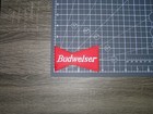 Budweiser Retro Vintage Style Beer Embroidered Iron On Patch  3 75  X 2 25 