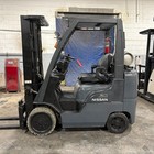 2005 Nissan Cl50lp  5000lb Used Lp Gas Forklift Triple Mast Sideshift 7066 Hours