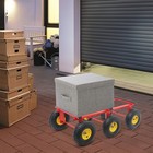 All Terrain Dolly 1200lb Capacity 35x18 Inch With 6x10 Pneumatic Wheels Red Sale